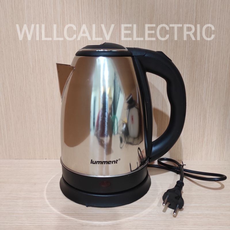 TEKO LISTRIK / ELECTRIC KETTLE LUMMENT KL-601 STAINLESS STELL 2 LITER