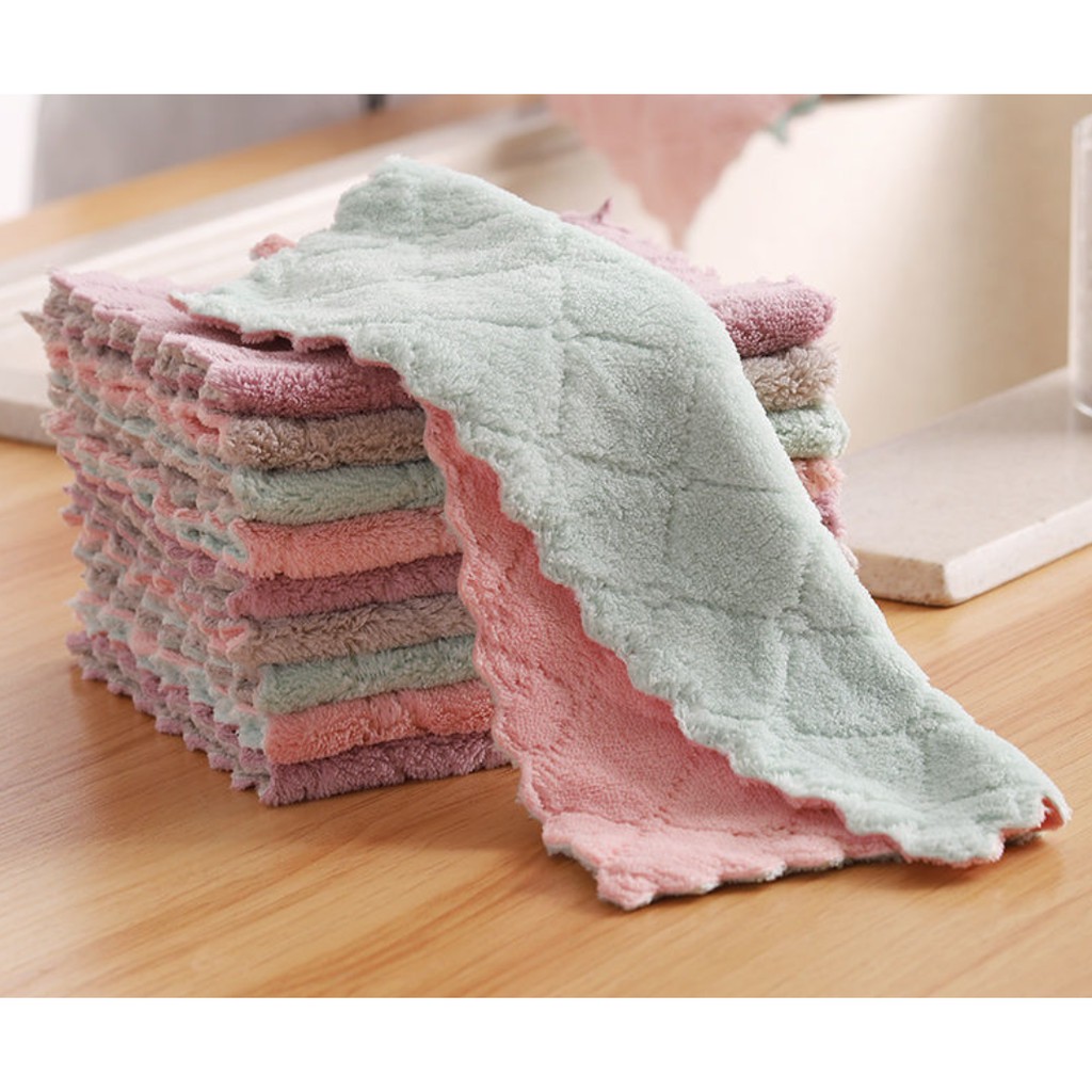 Lap Piring Anti Minyak / Lap Microfiber / Kain Lap Anti Minyak / Lap Cuci Piring / lap serbaguna