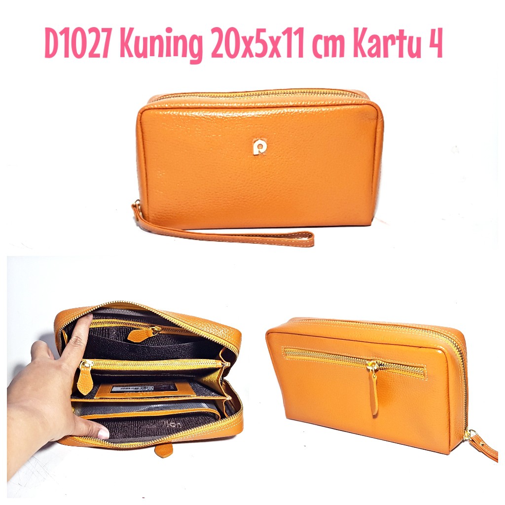 Dompet Kulit Papillon Original D1027 Kuning