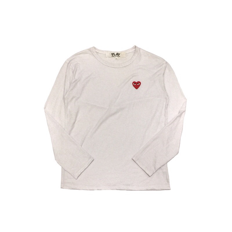 KAOS LENGAN PANJANG PLAY CDG SECOND BEKAS PRELOVED