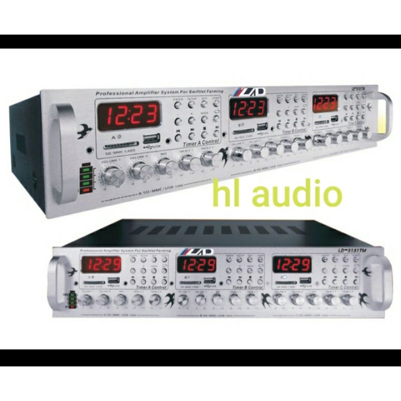 AMPLIER WALET LAD LD-3131TM PLUS TIMER 3 USB