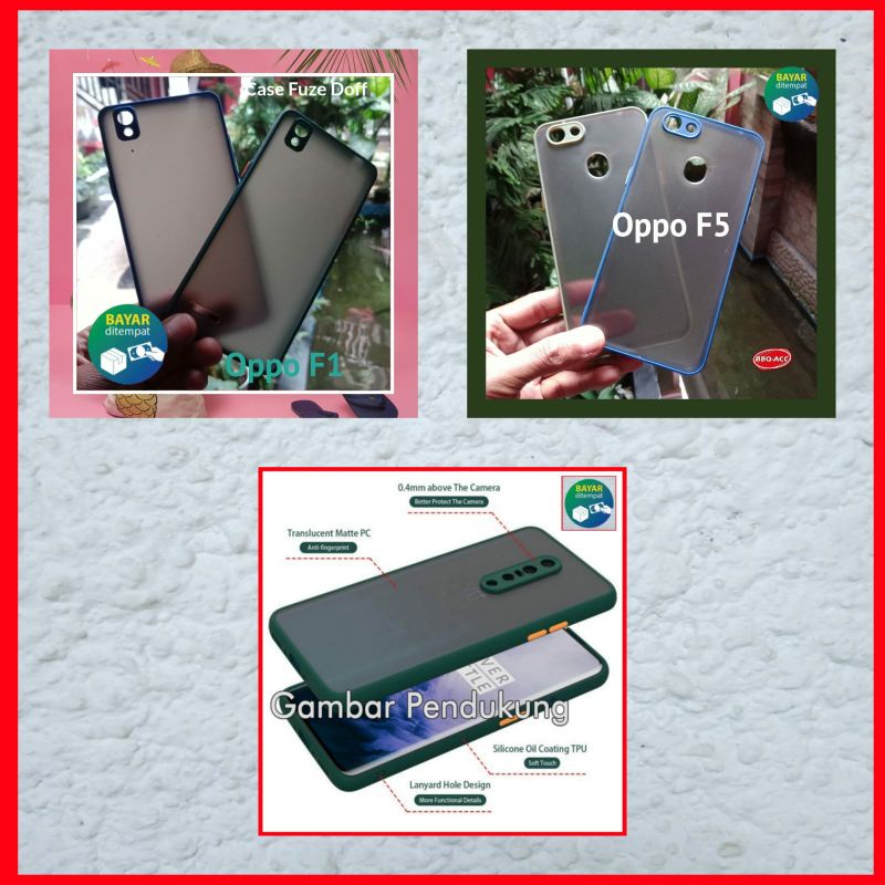 Case Fuze Oppo [ Oppo F1 ] [ Oppo F5 ] Hardcase Slim Doff Dove My Choise Plus Pelindung Kamera Belak