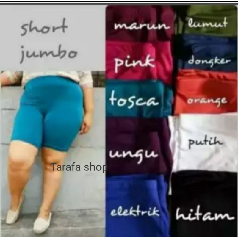 CELANA LEGGING PENDEK JUMBO/LEGGING PENDEK TERMURAH