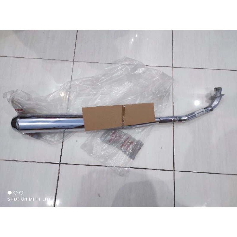 Knalpot astrea grand bulus sabit original baru AHM