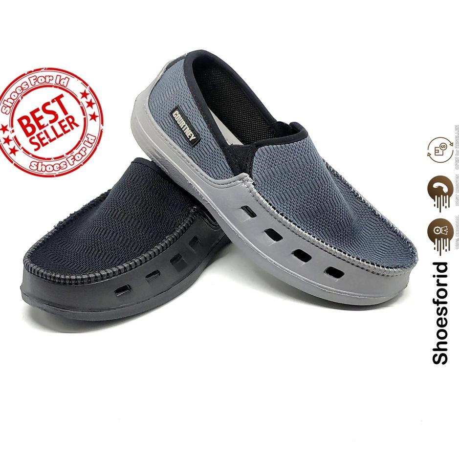 SFU SEPATU KARET PRIA COURTNEY HITMAN // MILIONER // SEPATU SLIP ON PRIA ARDILES
