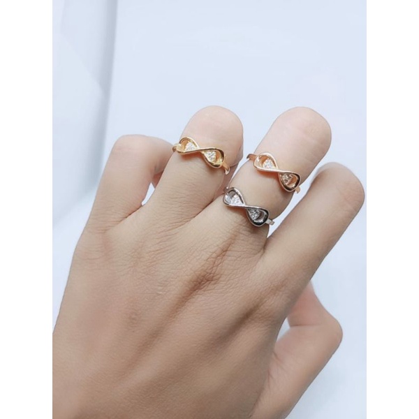 cincin invinity corr mp silver925 perak lapis emas