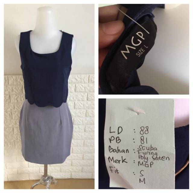 Baju Second Preloved Premium Dress MGP Fit S M