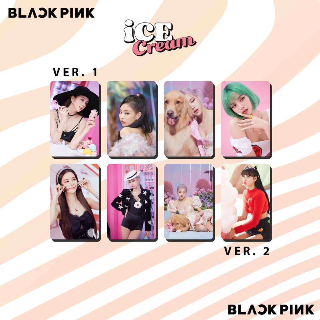 Unofficial Photocard BLACKPINK Ice Cream