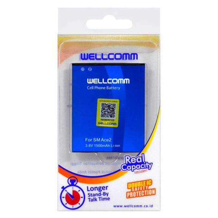 Baterai Wellcomm untuk Samsung Galaxy Ace 2