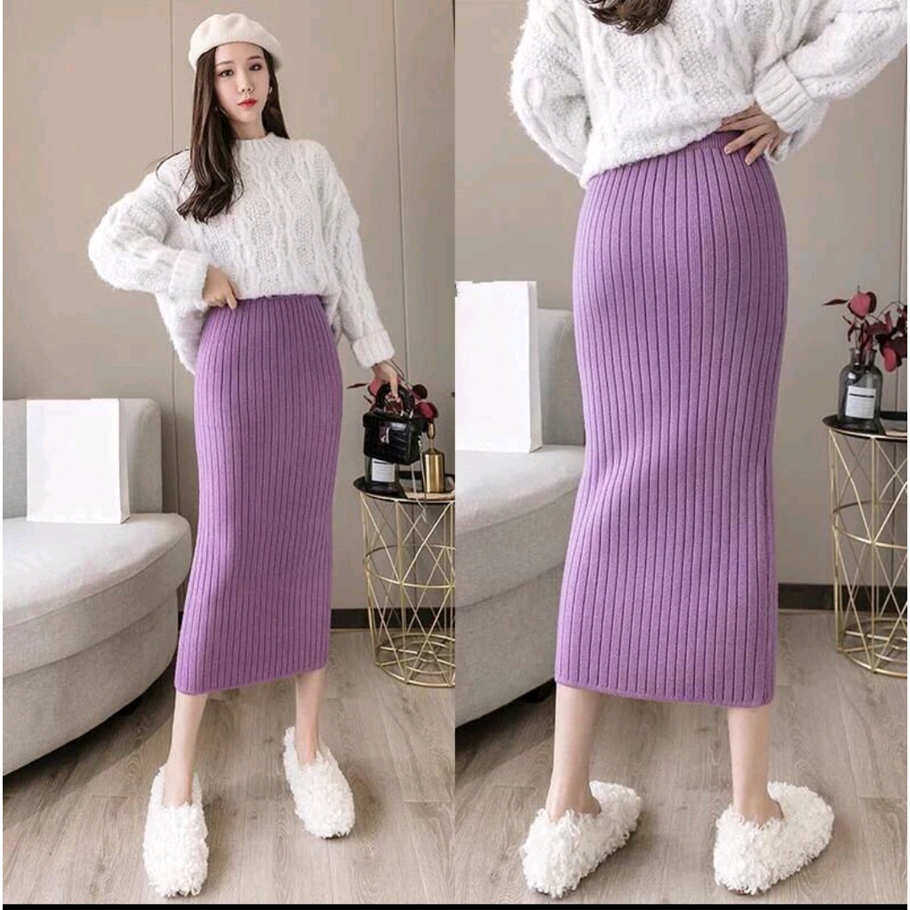 ROK SPAN KNITTED // ROK RAJUT PREMIUM