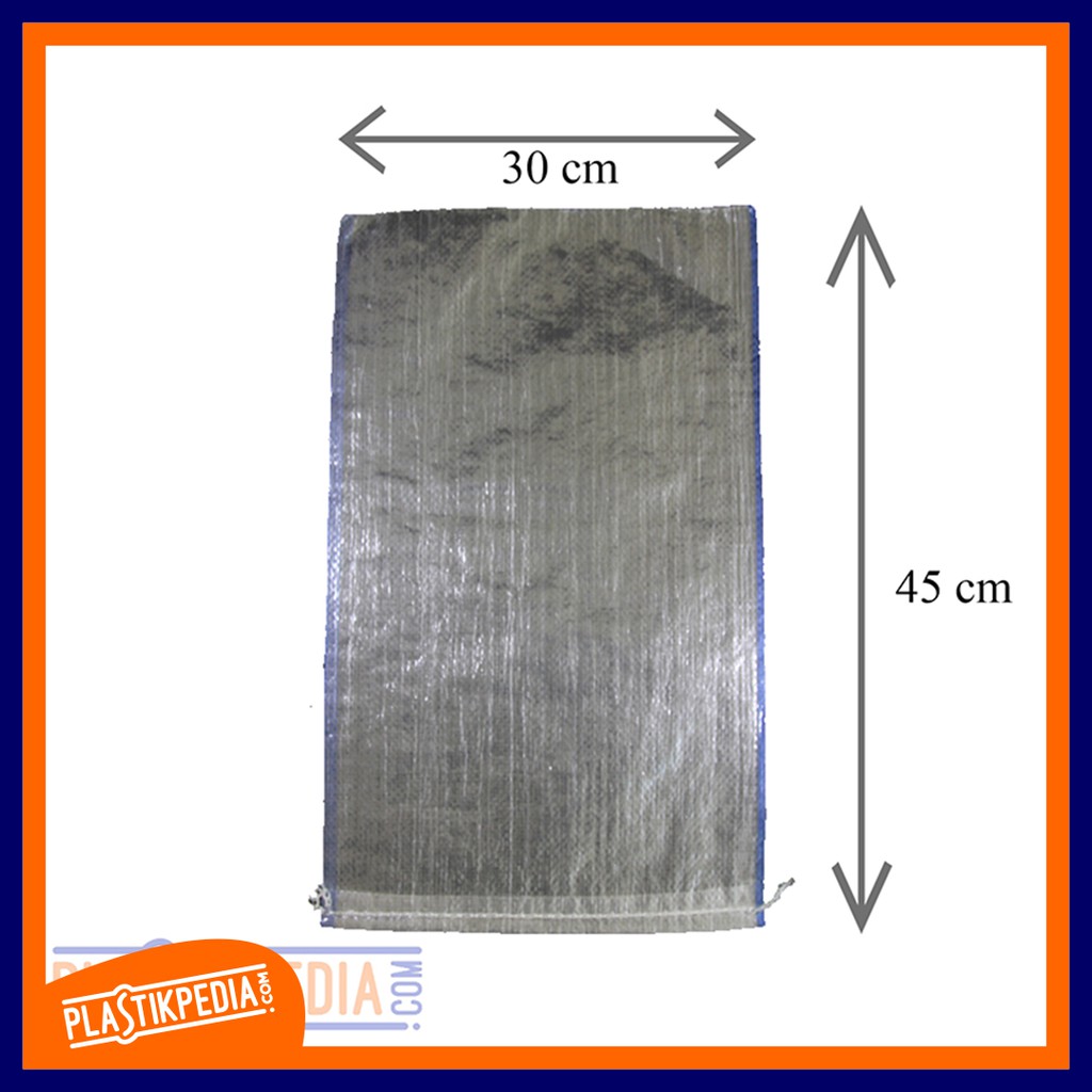 Karung Beras 5kg Transparan - Ukuran 30x45cm (Isi 100 pcs)