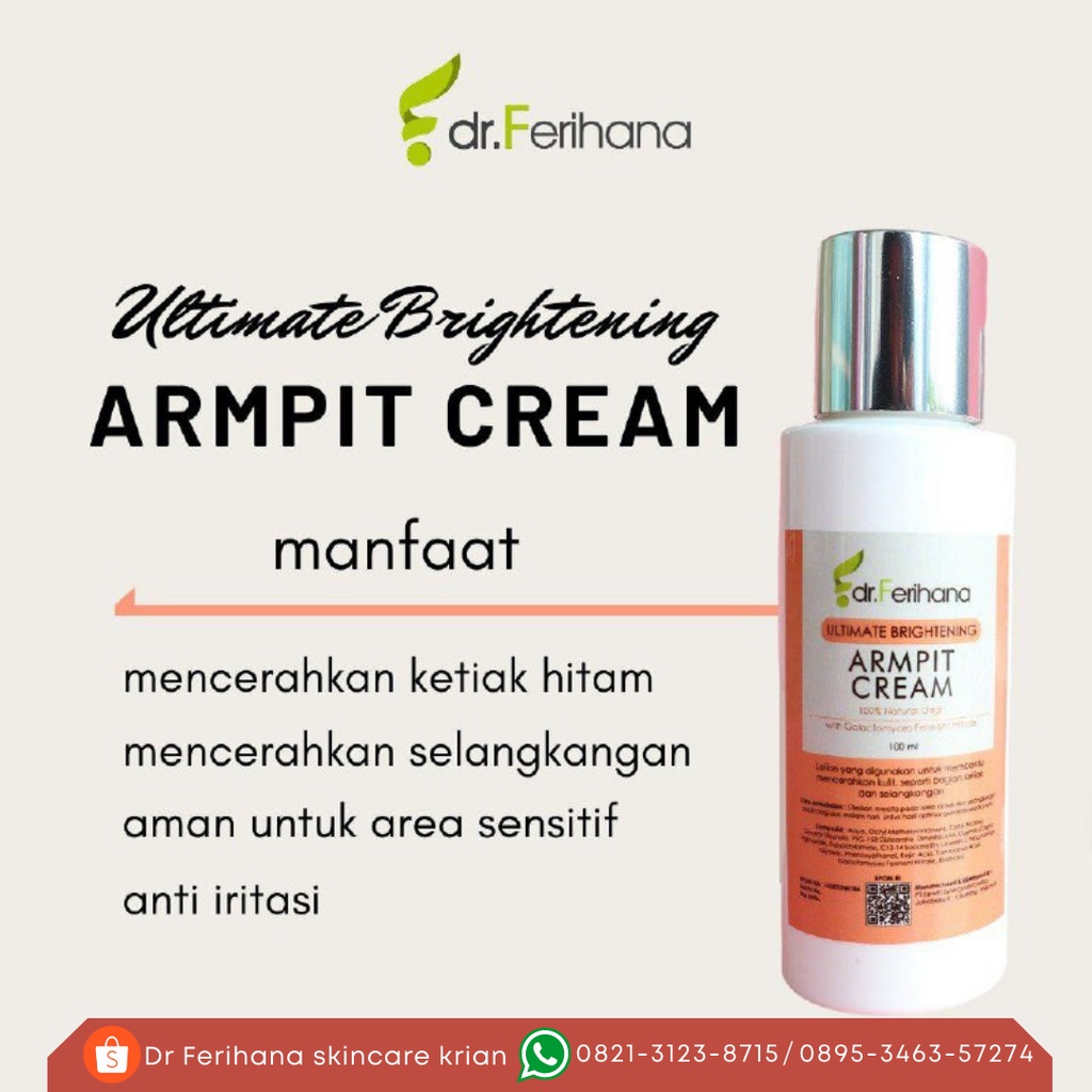 dr.ferihana ULTIMATE BRIGHTENING ARMPIT CREAM