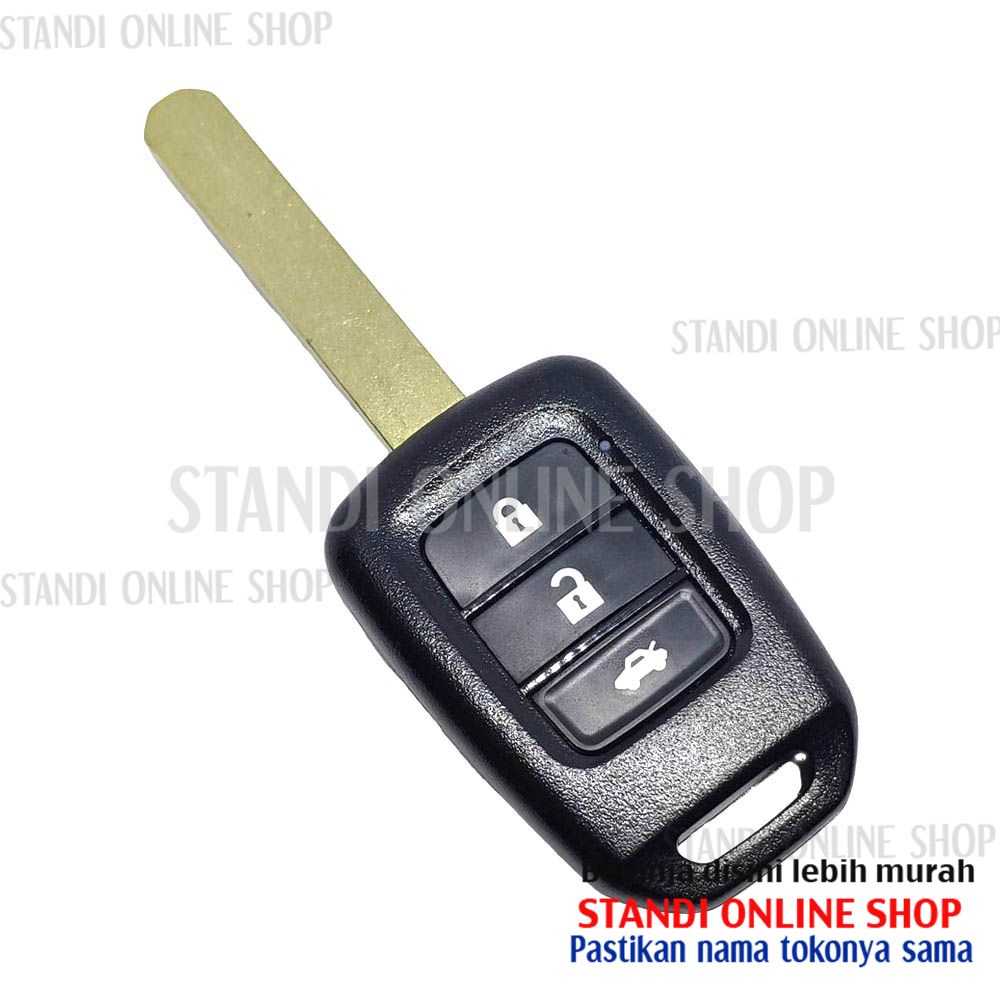 Casing Kunci Key Shell Rumah Kunci Remote Honda City 3 Tombol