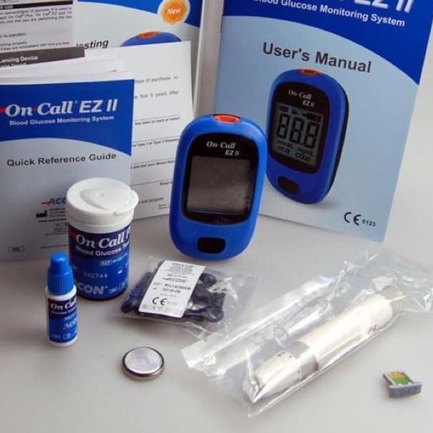 Refil Stik / Strip Gula Glucose On Call Plus Oncall Plus Kemasan Botol ❂
