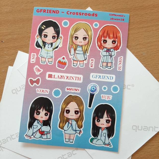 Sticker Chibi GFRIEND CROOSROAD chibi zkwon18