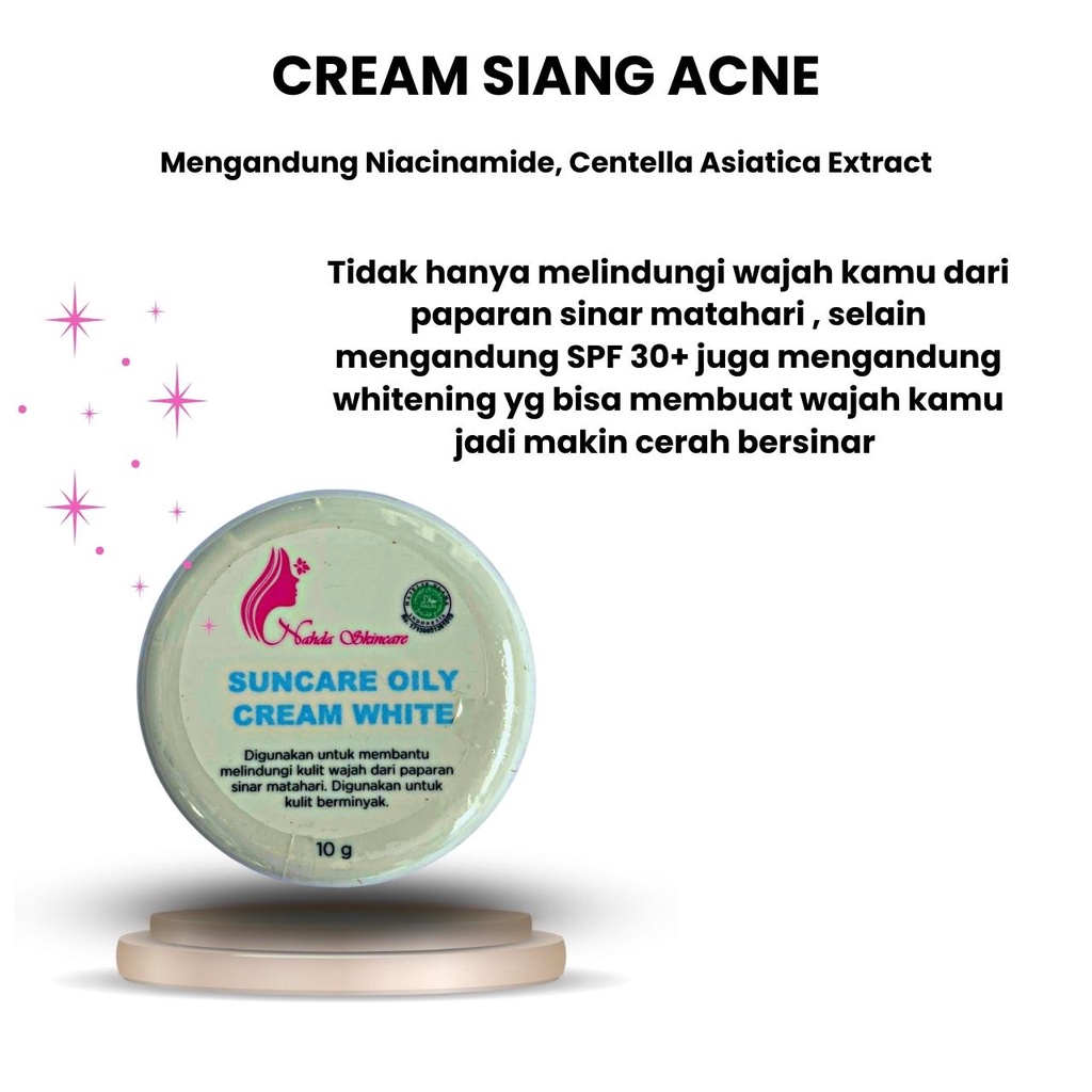 (ECERAN) NAHDA SKINCARE PAKET ACNE BPOM ORIGINAL 100% (BISA ECER)