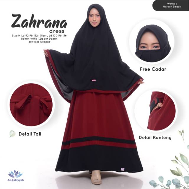 Gamis cantik zahrana