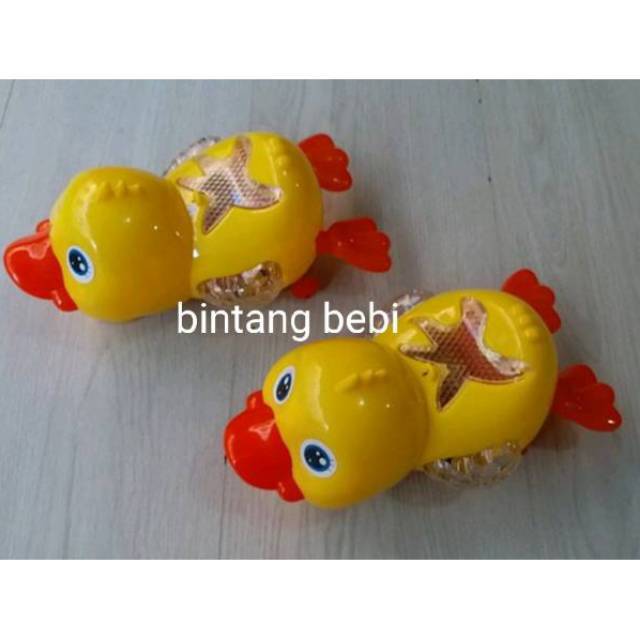 Mainan Bebek Berenang Dengan Lampu Dan Musik Shopee Indonesia