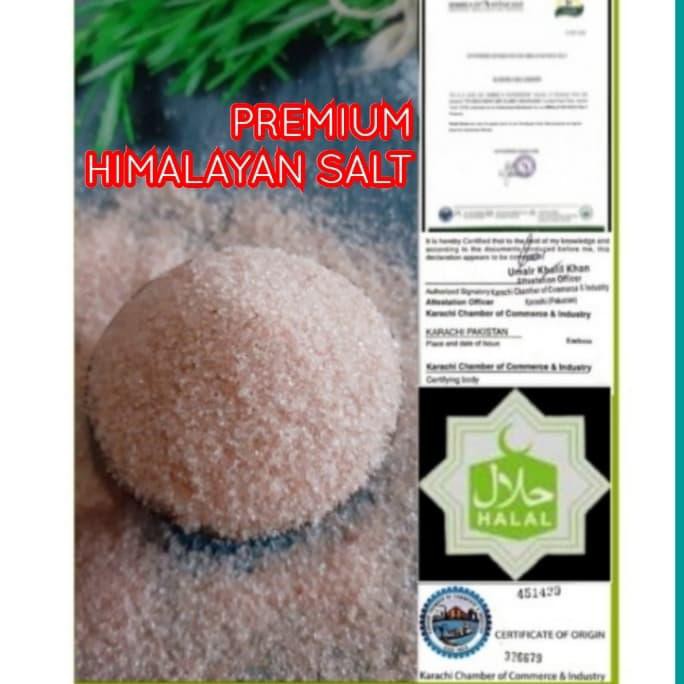 

Himalayan Salt Pink Rock Salt Extra Fine 1kg - Garam Himalaya 1kg BERKUALITAS