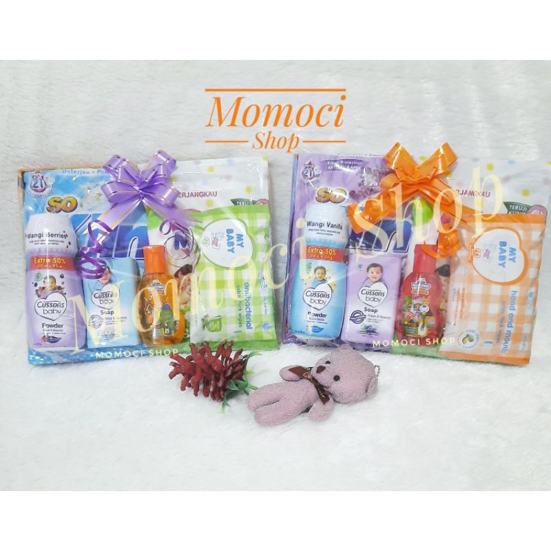 Parcel/Parsel/Gift/Kado Bayi Momoci Shop Hemat Ceria (tanpa isian baju)-Mix (Campur)