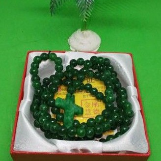 Kalung Liontin Giok Natural (SALIB)