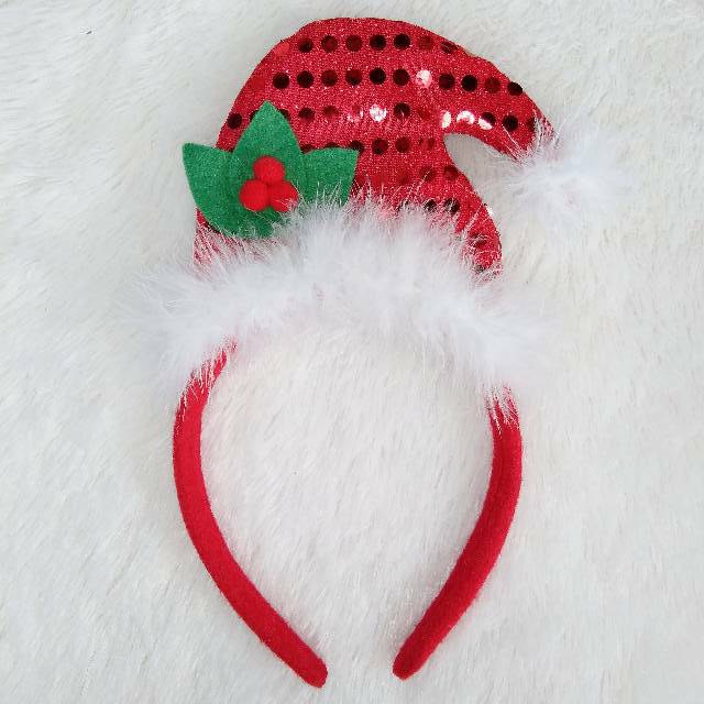 Bando Natal Dewasa Desain Topi Natal Merah Bando Topi Santa Bando Santa