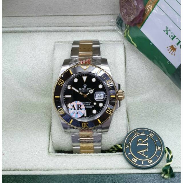 Jam tangan pria ROLEX SUBMARINER AUTOMATIC SWISS CLONE