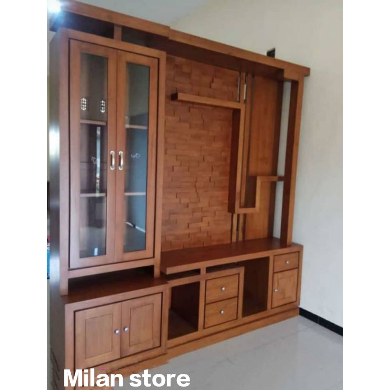 partisi penyekat ruangan/buffet kayu jati FREE ONGKIR KEBUMEN