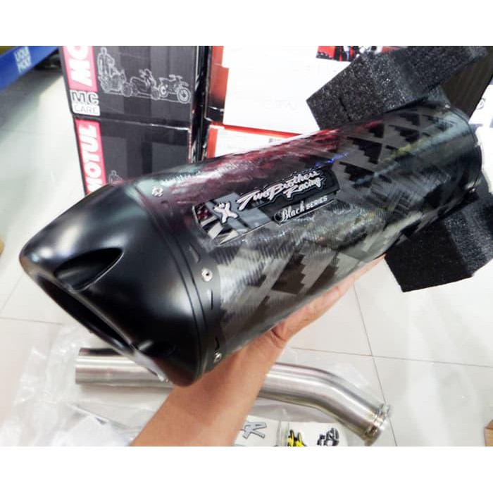 TWO BROTHERS CARBON BLACK SERIES EXHAUST SYSTEM KAWASAKI Z800