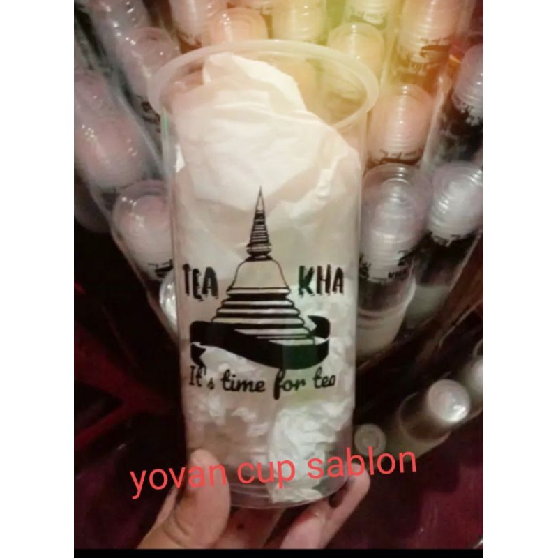 Cup Sablon Starindo 22oz DATAR 9,5 gram & 22oz OVAL 9,5 gram minimal order 500pcs