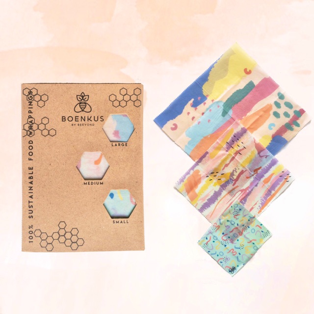 

BOENKUS Beeswax Wrap - Color Brush Edition