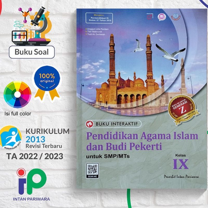 Buku lks pr interaktif pendidikan agama islam kelas IX, 9 tahun 2022 Intan Pariwara