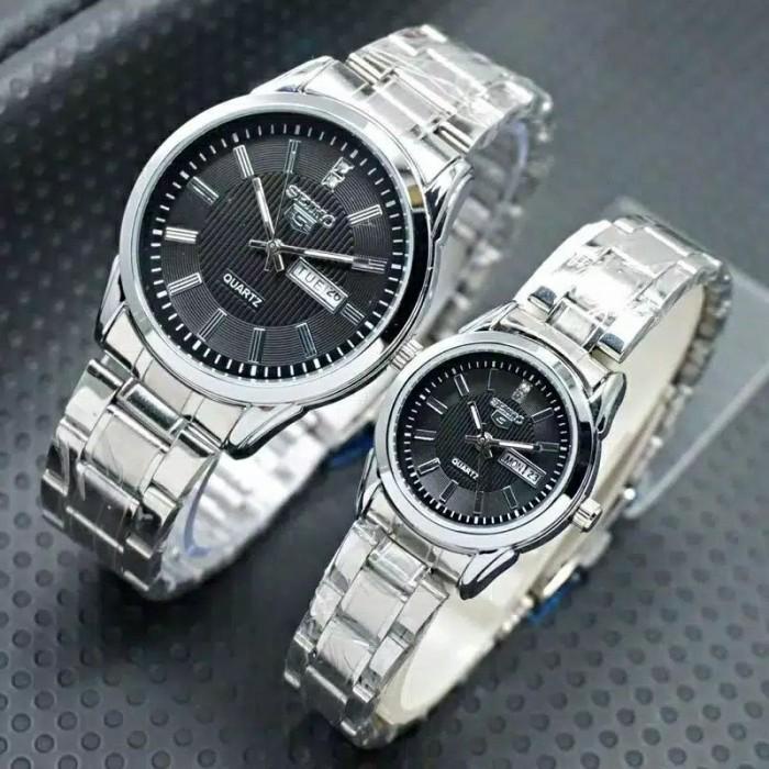 Jam Tangan Couple Seiko 5 Kulit