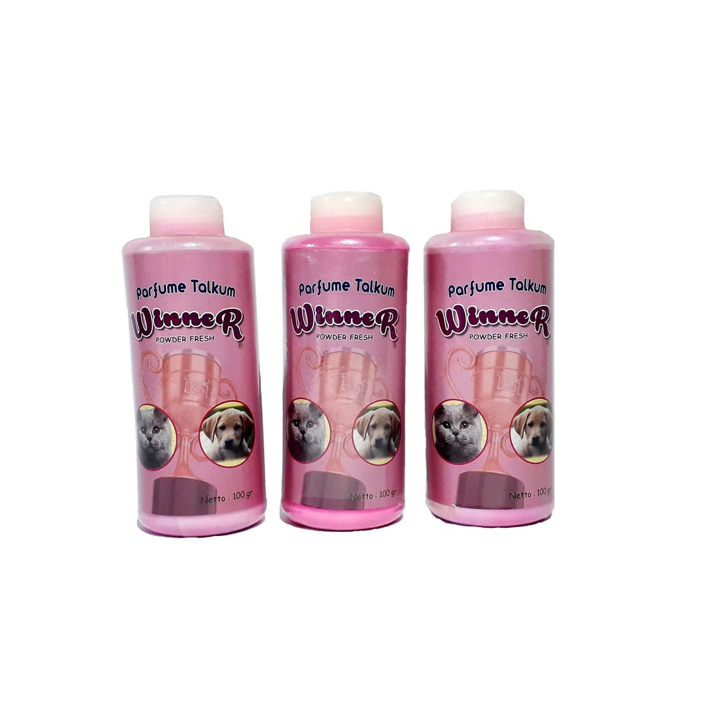 BEDAK Kucing dan Anjing Parfume Powder Fresh Winner 100gr