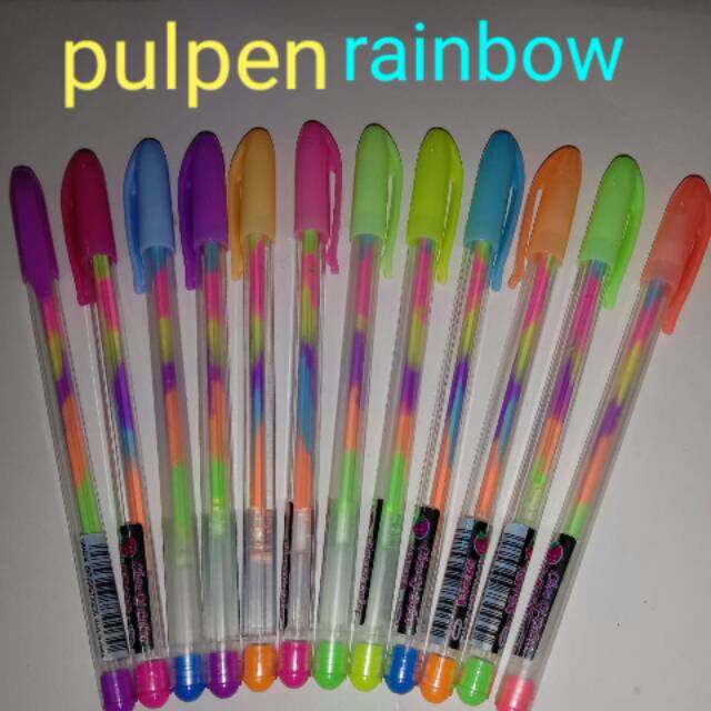 

Bolpen gel pelangi