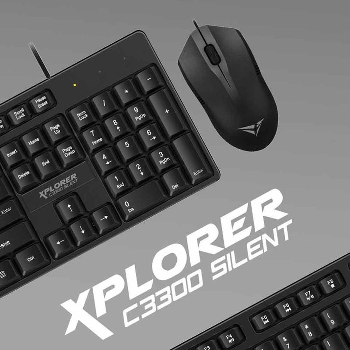 Alcatroz Xplorer C3300 Silent Keyboard &amp; Mouse Combo