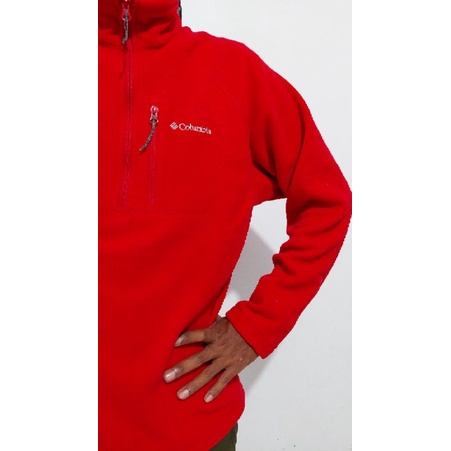 Jaket Columbia Polar Gunung - COLUMBIA FAST TREK  Half zip JACKET polar fleece  - Jaket Gunung Pria Wanita outdoor