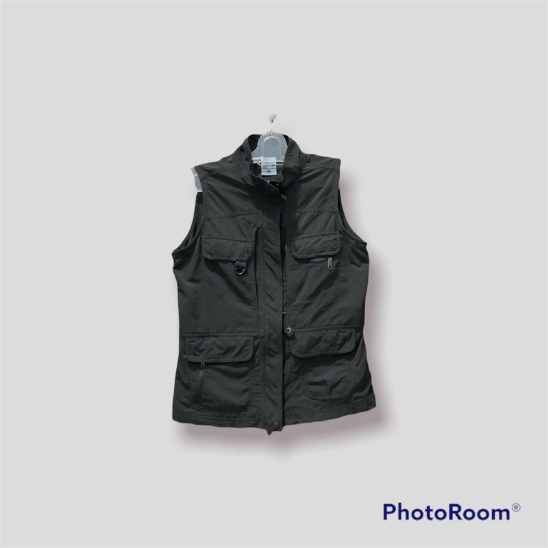 COLUMBIA VEST DARK BROWN