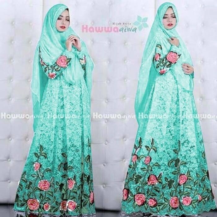 NEW READY 6 WARNA Hawwa aiwa brukat flower banyak warna EXLUSIVE