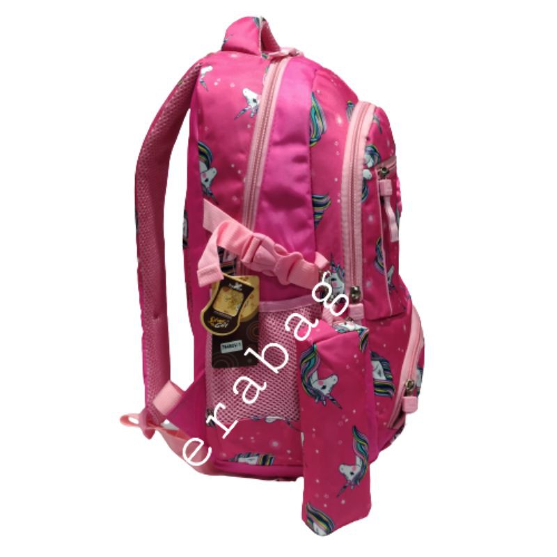 Tas ransel sekolah wanita remaja backpack kekinian Silver Girl by Alto Import Original 79460V1
