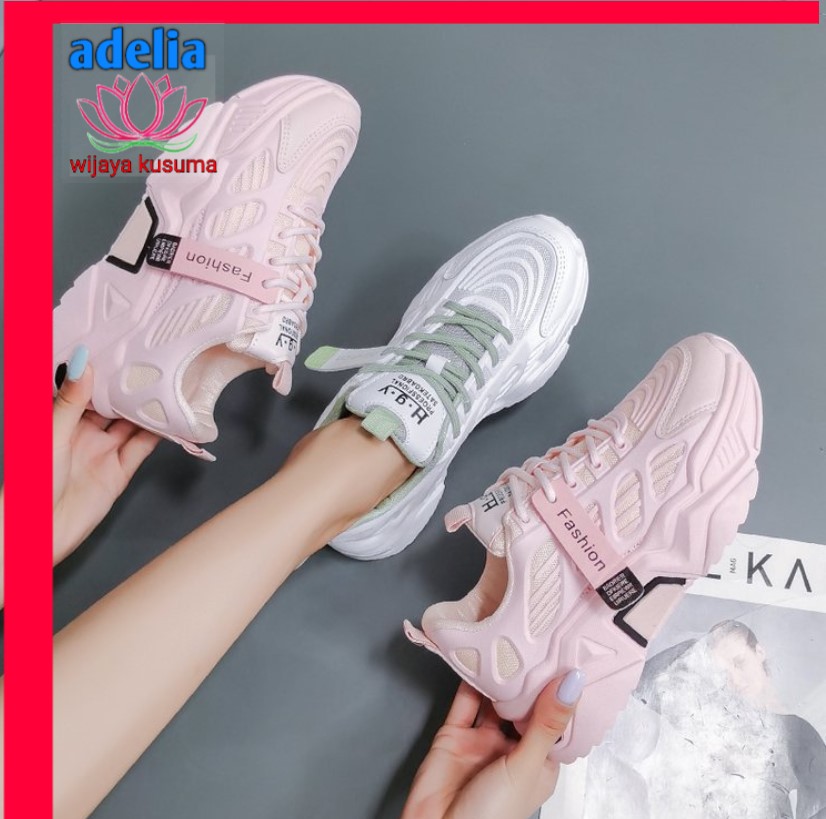 Sneakers Import Ulzzang HGY Sepatu Fashion Gaya Korea Style Sepatu Santai Wanita