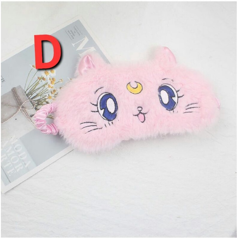 ready sleep mask masker penutup mata tidur unicorn cat anak