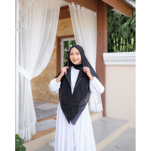 G.N.A.ID - JENNAIRA KHIMAR ZIPPER VERSI 1 RESLETING PANJANG