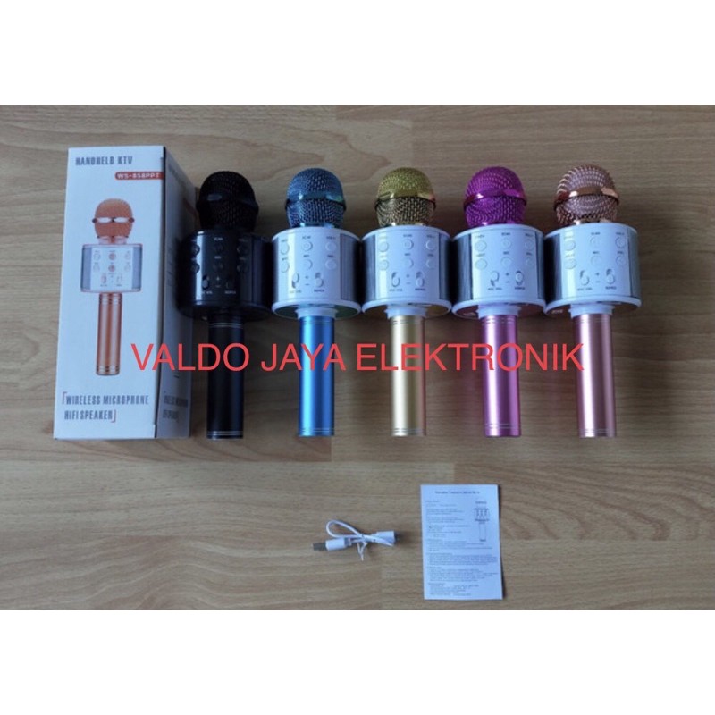 Mic Smule WS-858PPT Microphone Bluetooth Mic Wireless WS 858 PPT