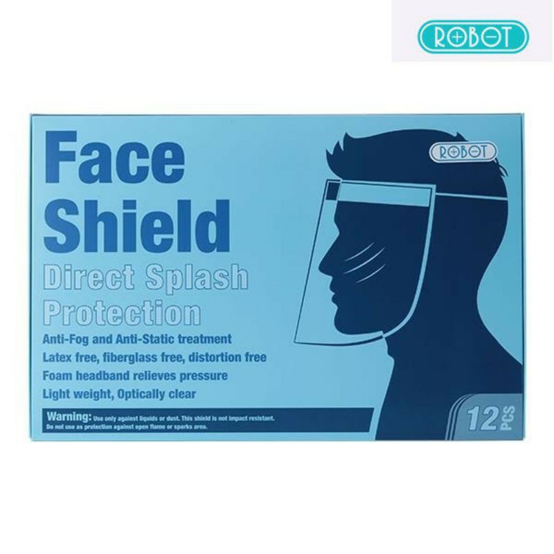 Face Shield ROBOT MZ001 Pelindung Wajah APD Anti Fog