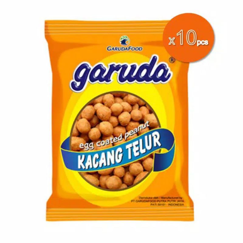 GARUDA Kacang Telur RENCENG 10pcs x 20gr *