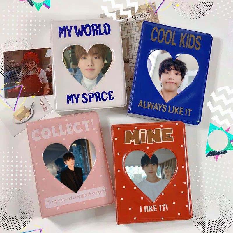 Collect Book Kpop Stuff Album foto Tempat Photocard Polaroid Kpop NCT BTS ENHYPEN EXO IKON