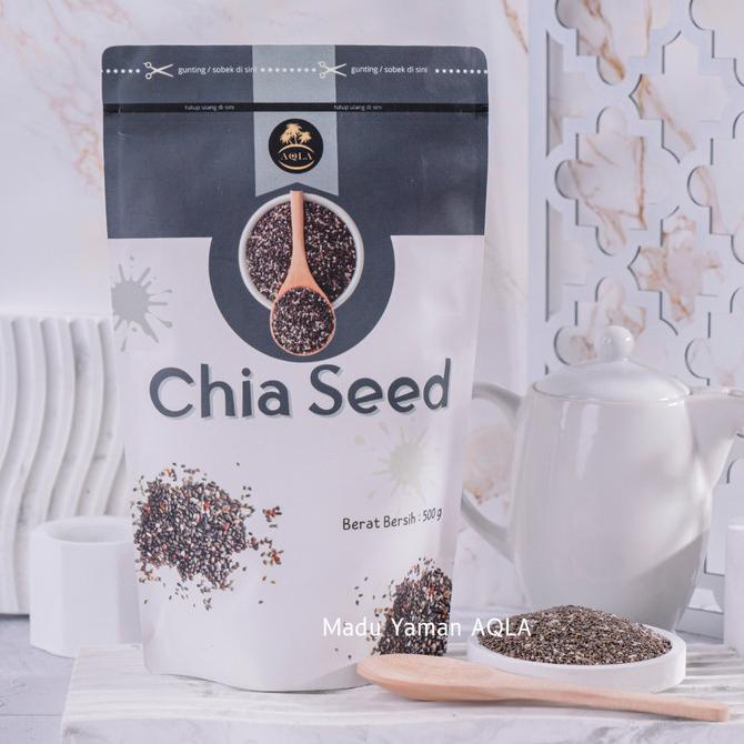 

CHIA SEED MEXICO 500 GRAM BIJI CHIA HITAM BLACK SEED ORIGINAL