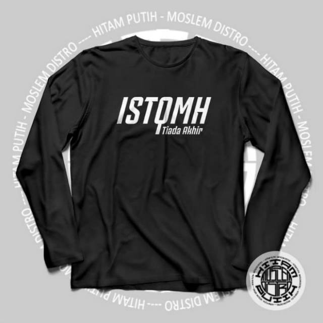Kaos Muslim Istiqomah Lengan Panjang Kaos Islam Seri Kalimah Thoyyibah