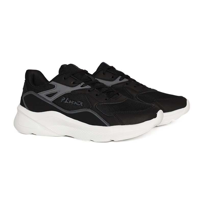 Phoenix Hadji Sepatu Sneakers Pria - Black